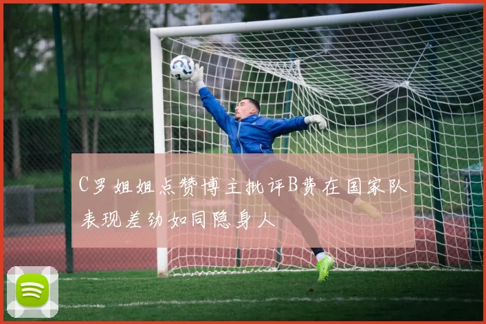 C罗姐姐点赞博主批评B费在国家队表现差劲如同隐身人